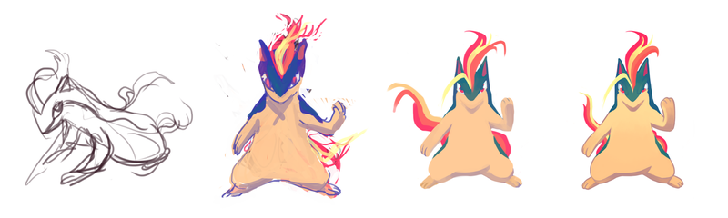 Illustration for article titled Quixotic Quilava! Pokemon One a Day, Series 2!